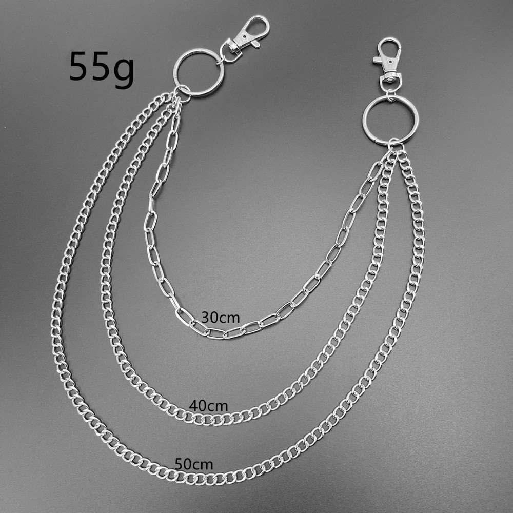 Y2K Hot Ladies Pants Decoration Chain Belt Waist Chain Hip Pop Men Women Unisex Body Chain
