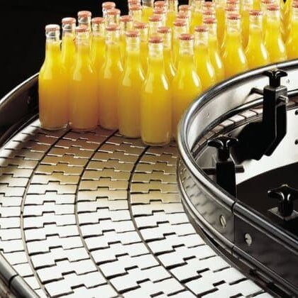 New Flexible Stainless Steel Slat Chain Conveyor