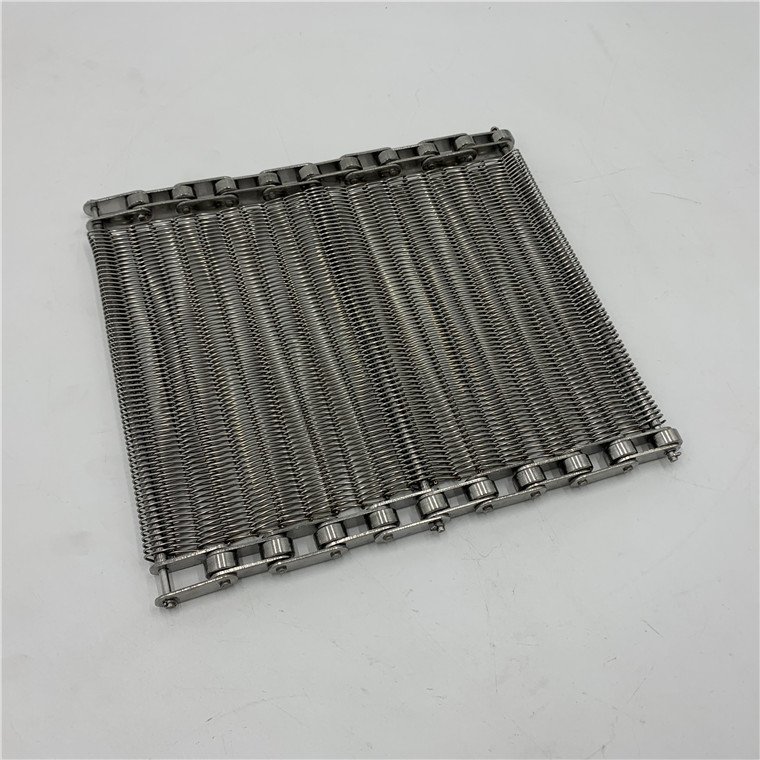 stainless steel or mild steel conveyor belt Wire Weave Link Metal Mesh Belt For Conveyor