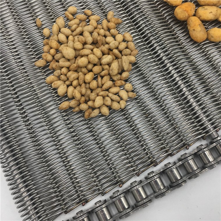 stainless steel or mild steel conveyor belt Wire Weave Link Metal Mesh Belt For Conveyor