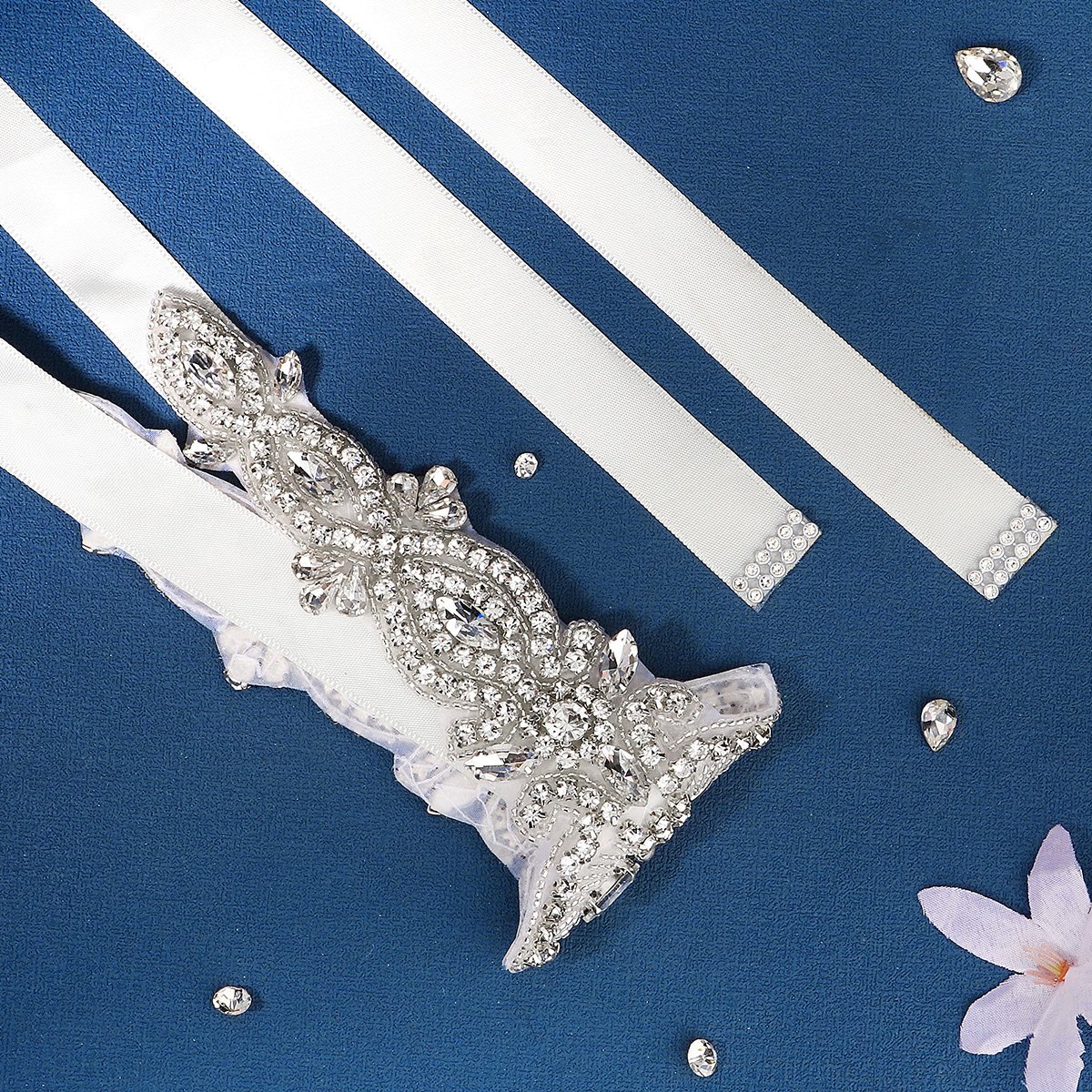 Rhinestone Bridal Belts Silver color Sexy Waist Chain Women Rhinestone Jewelry Chain Waist Bridal Belt