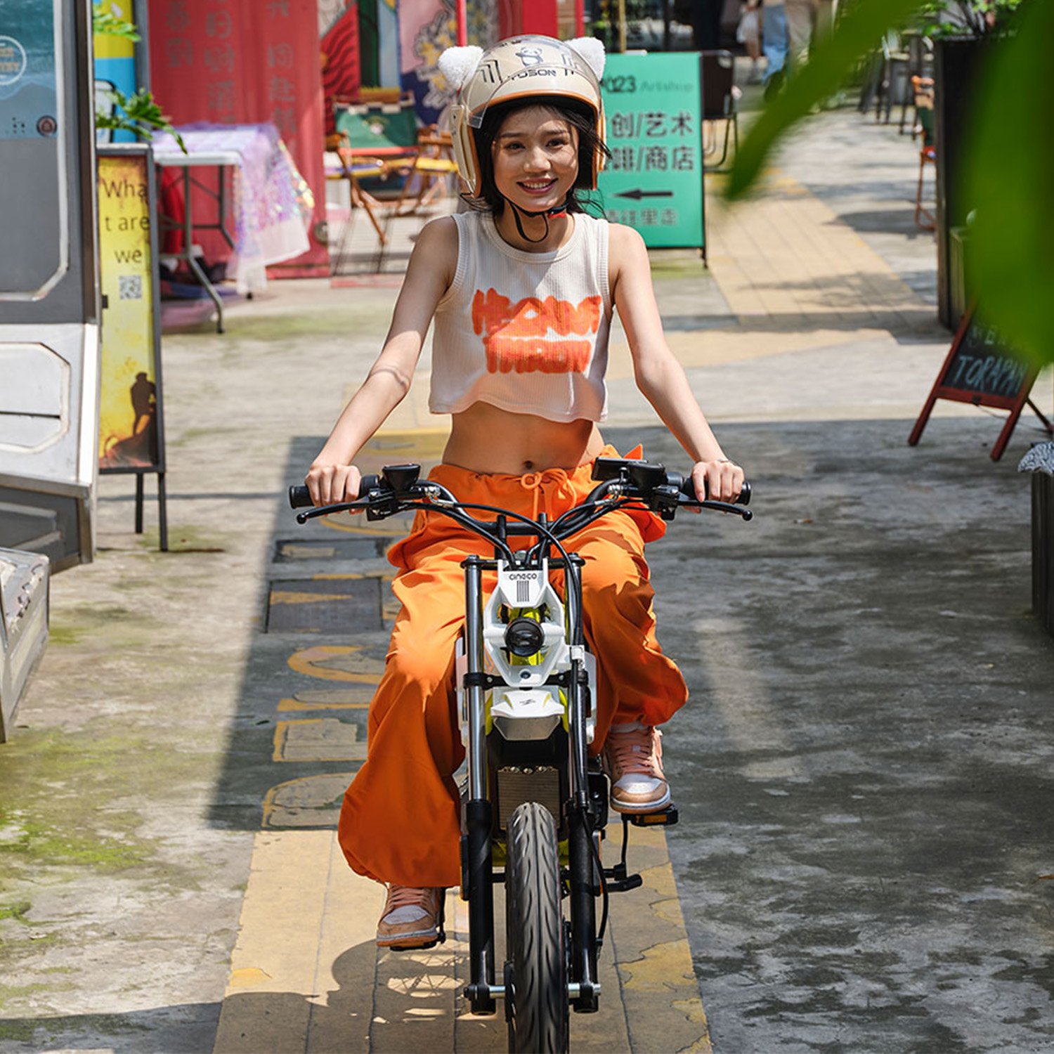 2024 NEW MODEL Zonsen EX1 48V28Ah lithium battery 400W mid motor belt chain city commuting off road e-bike electric dirt bike