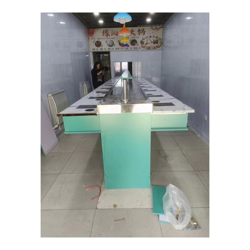 Sushi conveyor POM belt chain conveyor system sushi /rotary sushi conveyor / hot pot conveyor belt chain for restaurant