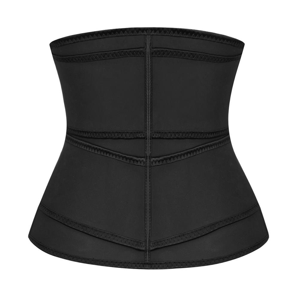 HOT SALE HEXIN High Quality Adjustable 3 Rows Hook Waist Slimming Double Strap Custom Waist Trainer With Logo
