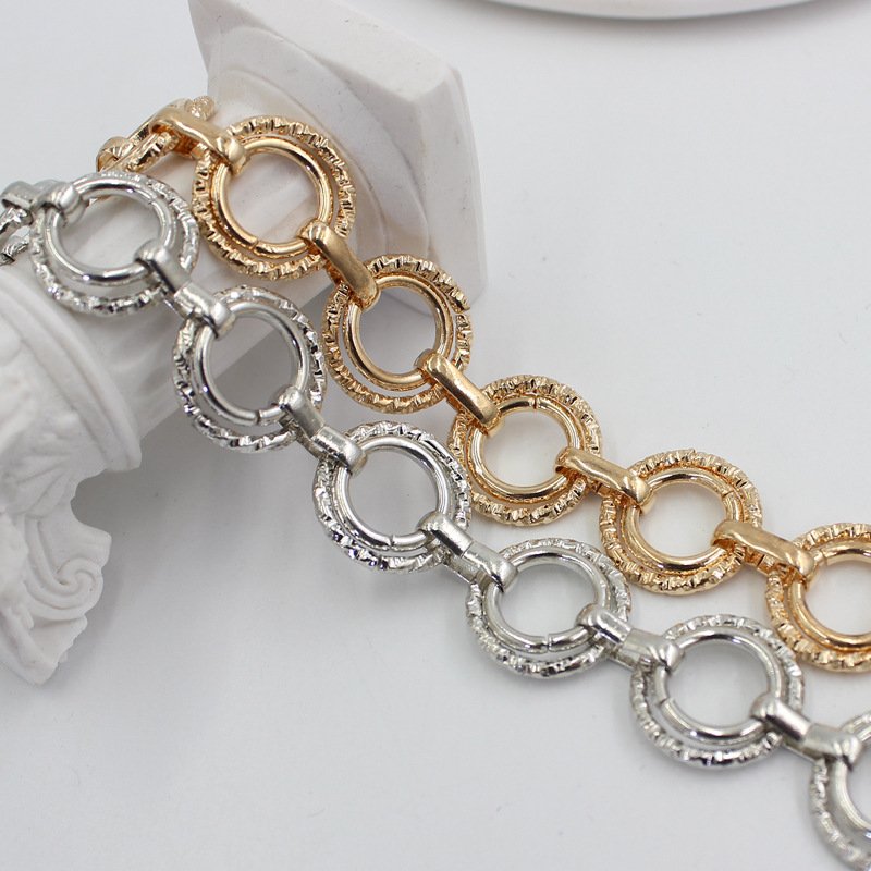 Women Fashion Waistbands Party Jewelry Dress High Waist Metal Chain Belt