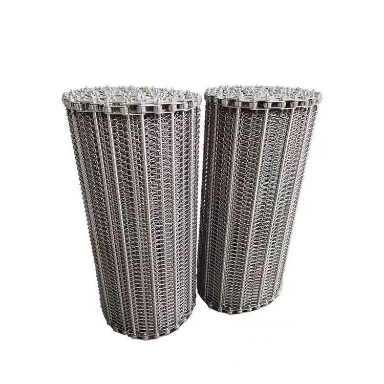 High-Temperature Resistant Stainless Steel Mesh Belt Dryer Metal Conveyor Chain Assembly Line Belt Material Handling Equipment