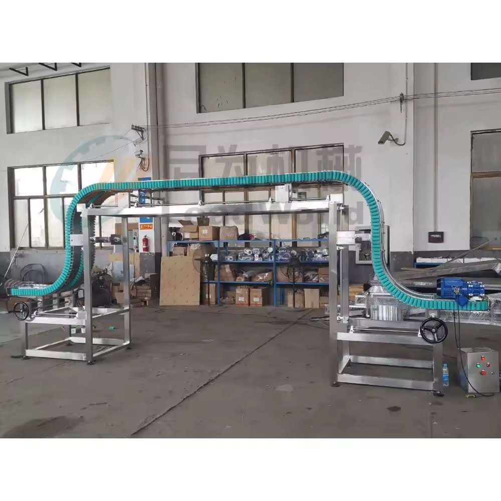 Customized Gripper Lifting Conveyor For Tins/ Bottle/Box