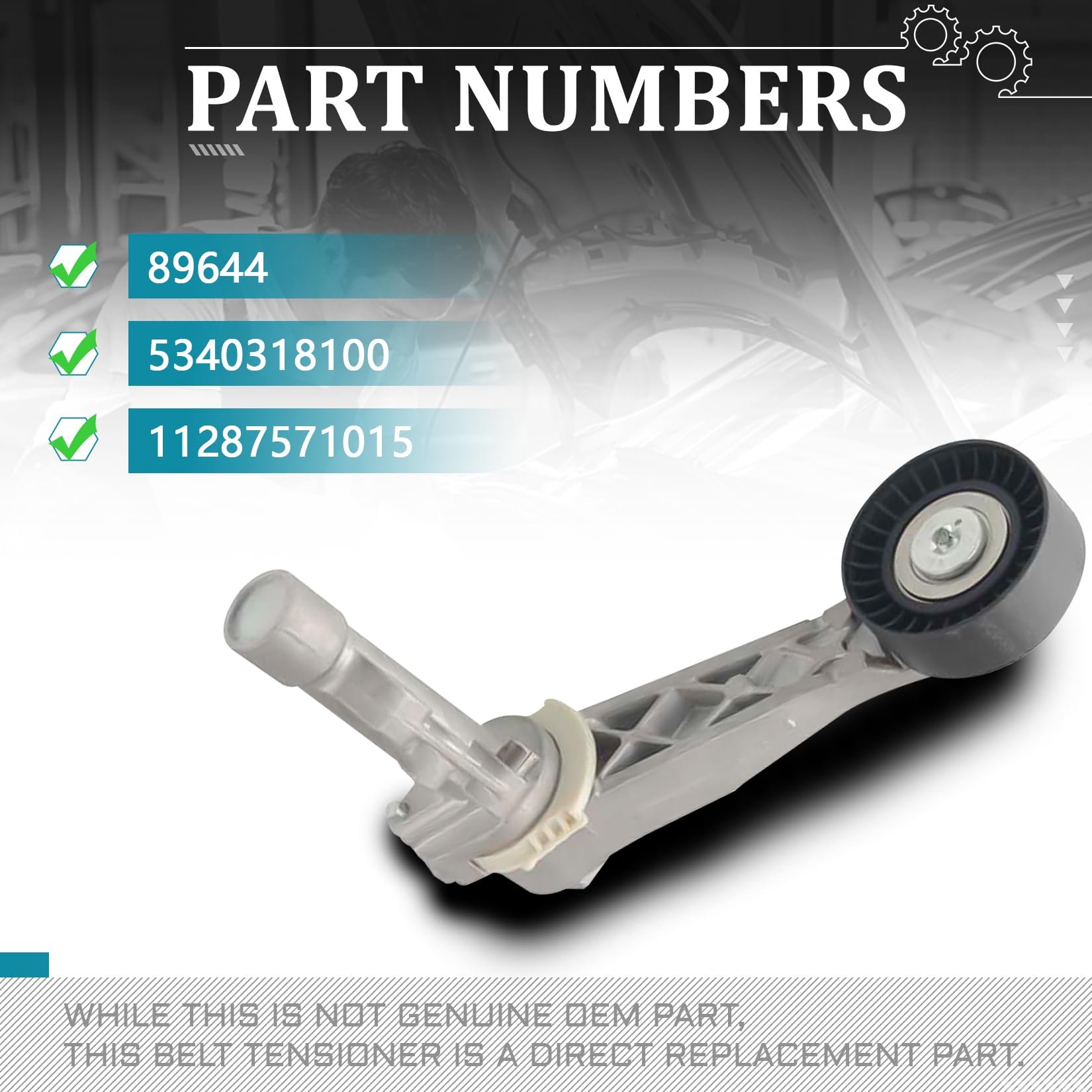 11287571015 11287534398 Engine Belt Tensioner Pulley for BMW R55 R60 R56 R61 R59
