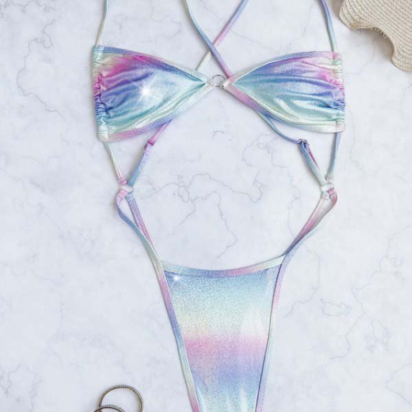 YY6155 Sexy fashion ethnic boho style new women's separate bikini national style swimwear beachwear