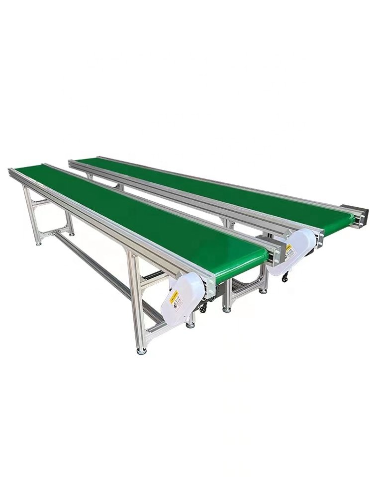 Sorting Assemble Line PVC Belt Conveyor System Lifting Equipment