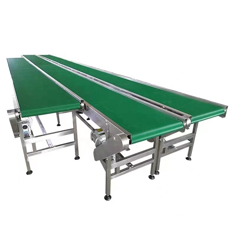 Sorting Assemble Line PVC Belt Conveyor System Lifting Equipment