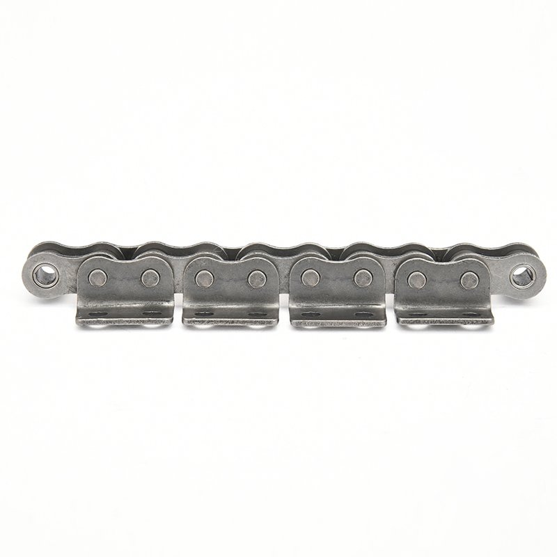 Good Selling Transmission Carbon Steel Short Pitch Standard Level Bent Plate Chain With Single Hole