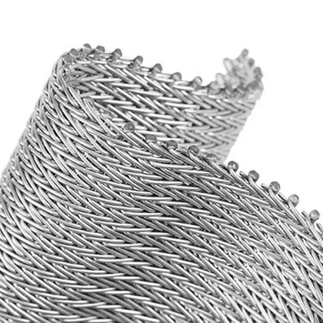 Professional Mesh Conveyor Belt Stainless Steel Mesh Eye Link Conveyor Belt