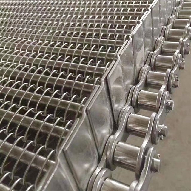 Professional Mesh Conveyor Belt Stainless Steel Mesh Eye Link Conveyor Belt