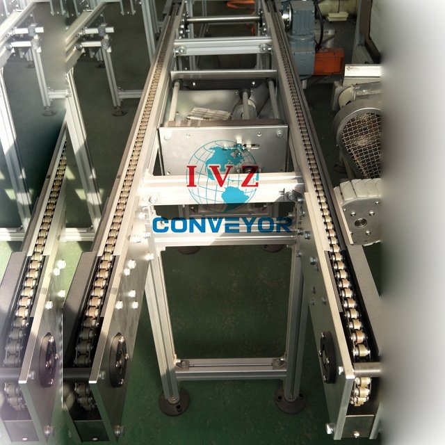 IVZ Chain Conveyor Supplier Pallet Automatic Operation Conveyor Working System