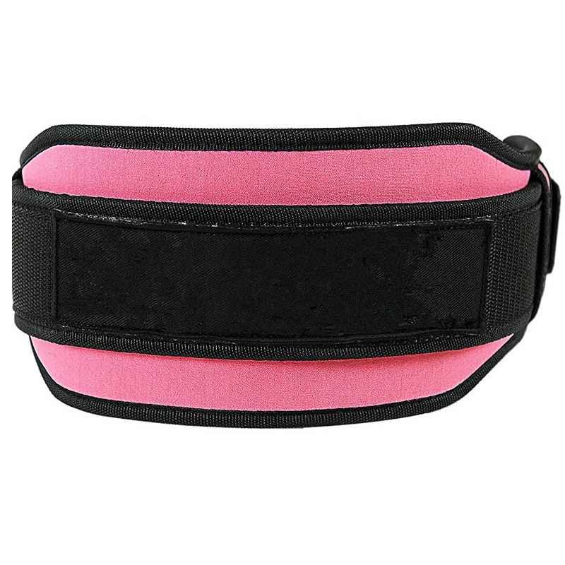 2024 Custom Durable Men's Gym Fitness Weightlifting Belt Power Lifting Neoprene with Nylon High Quality Leather Material