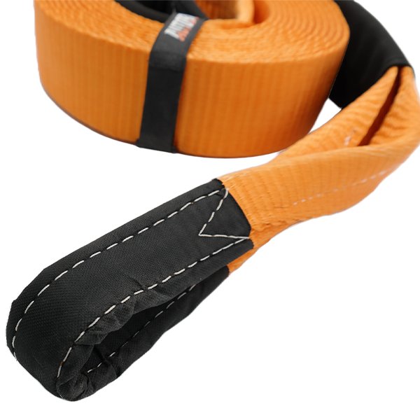 4'' X 12T Recovery Recovery Strap Kit 2" x 20ft 5T Orange Strength Emergency Recovery Car 50mm Towing Rope Strap