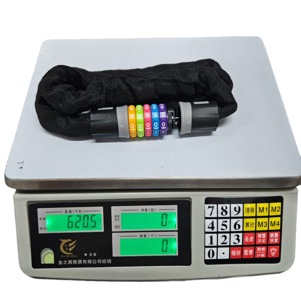 2024 High Security Bike Lock - Anti-Theft Protection motorbike customized Bike lock 5-digit code chain lock