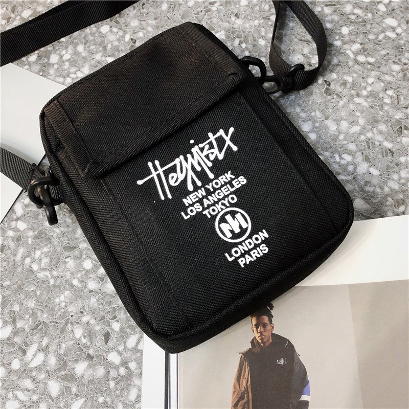 Popular Newest Mobile Phone Bag Korean Casual Chest Bag Women Men Hip Hop Girl's Mini Messenger Bag