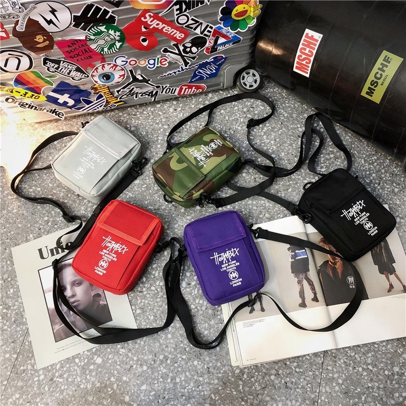 Popular Newest Mobile Phone Bag Korean Casual Chest Bag Women Men Hip Hop Girl's Mini Messenger Bag