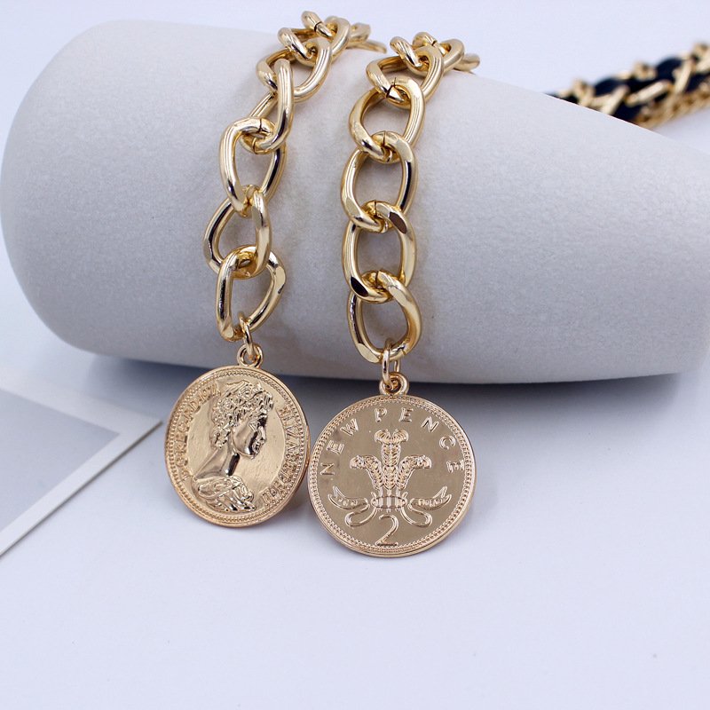 Vintage Ladies Fashion Accessories Luxury Designer High Quality Gold Silver Metal Pu Chain Waist Belts For Women