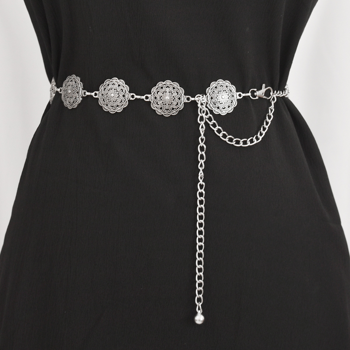 Metal Waist Chain Decorated Waist Chain Dress Fashion Accessories Belt For Women