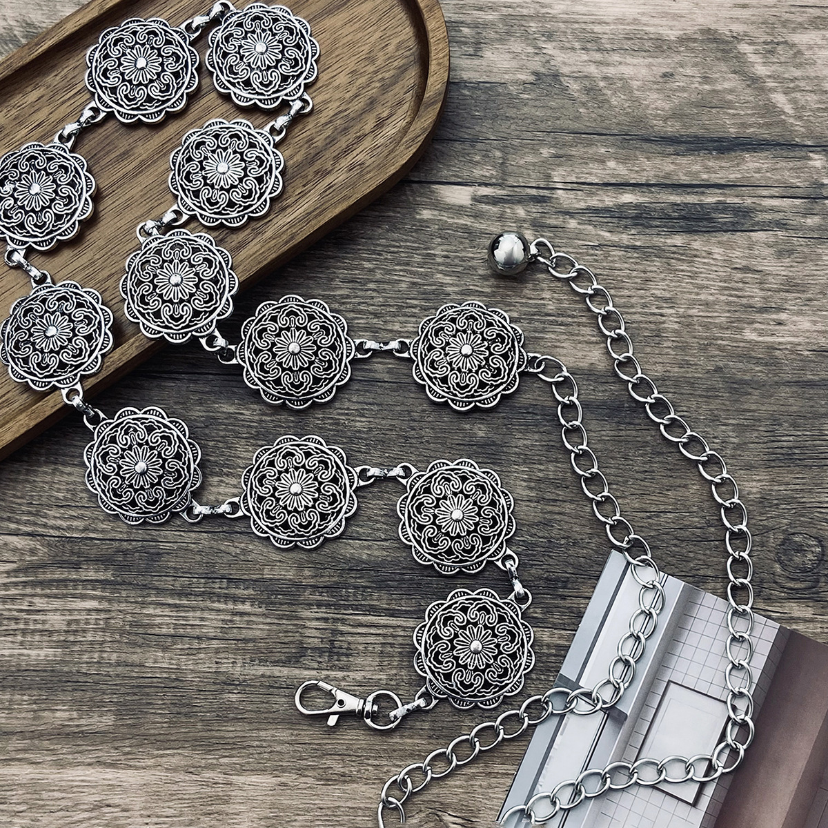 Metal Waist Chain Decorated Waist Chain Dress Fashion Accessories Belt For Women