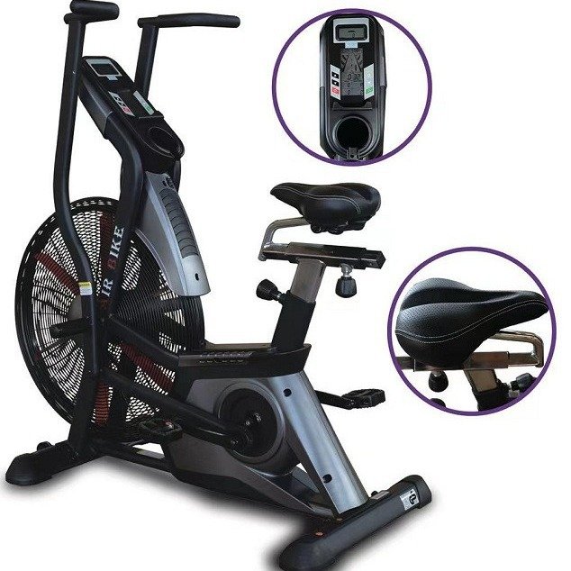 Fan spinning bike indoor weight loss aerobic fitness equipment fan bike wind resistance exercise bike for sale