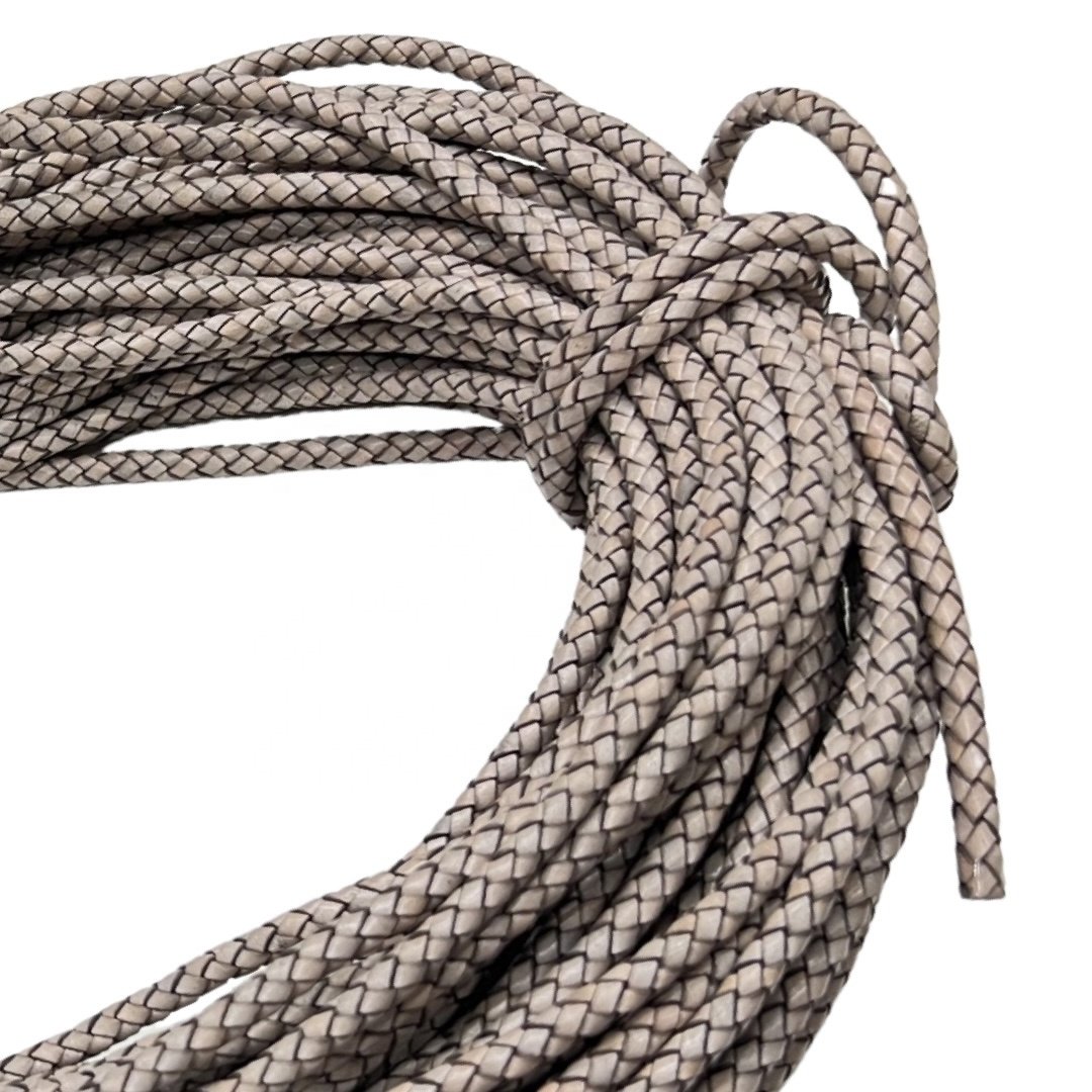 Antique Bolo Braided leather cord
