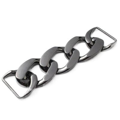 High Quality metal buckles zinc alloy shoe chain ladies sandals fashions shoes accessories buckle