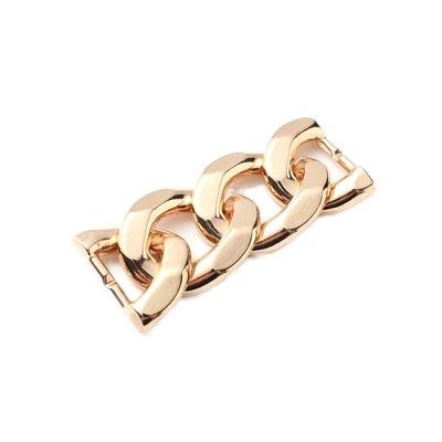 High Quality metal buckles zinc alloy shoe chain ladies sandals fashions shoes accessories buckle
