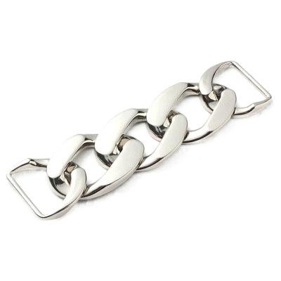 High Quality metal buckles zinc alloy shoe chain ladies sandals fashions shoes accessories buckle