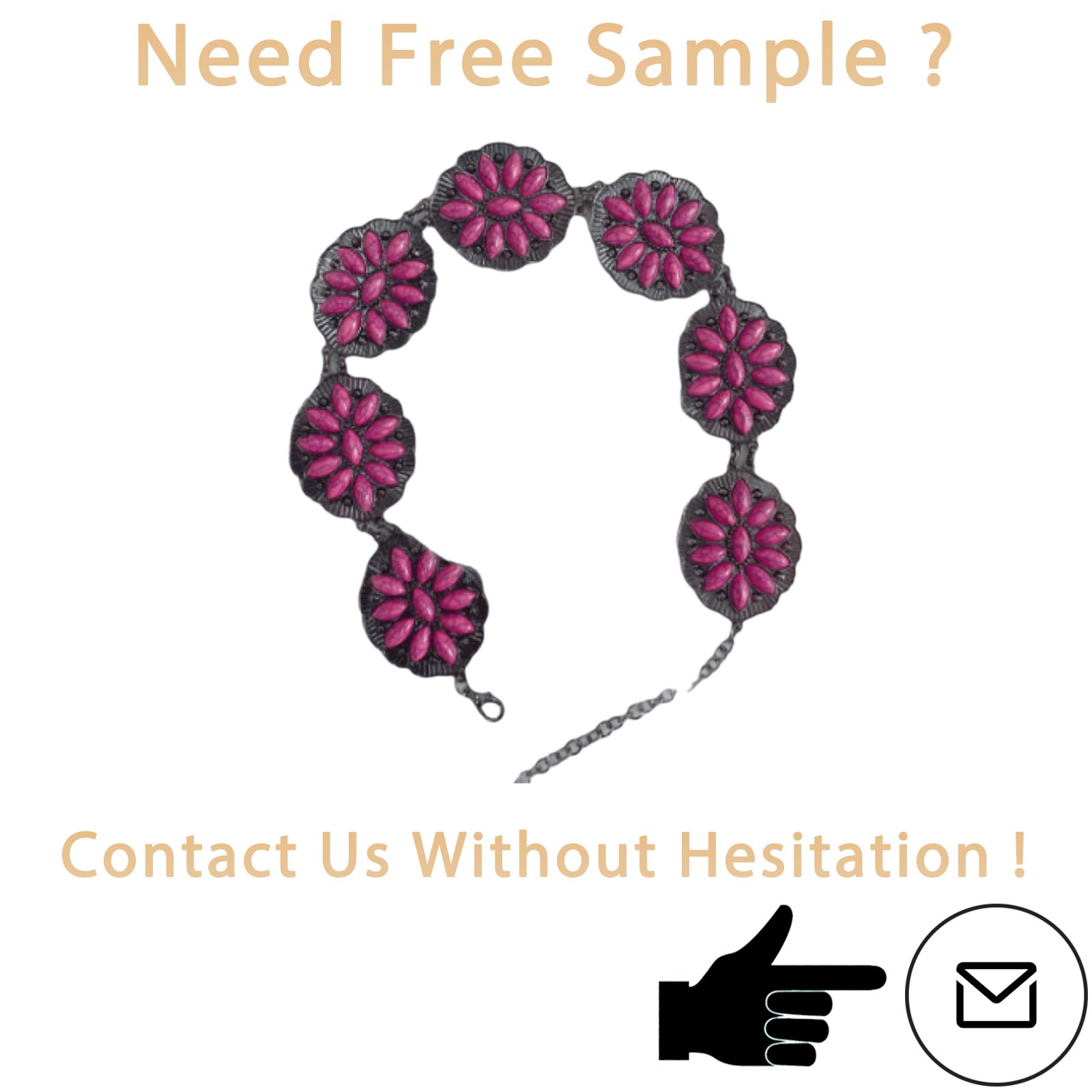 Rarewe Children Girls Waist Chain Fashion Bohemian Style Jewel Metal Chain Vintage Designer Belts For Kids Girls