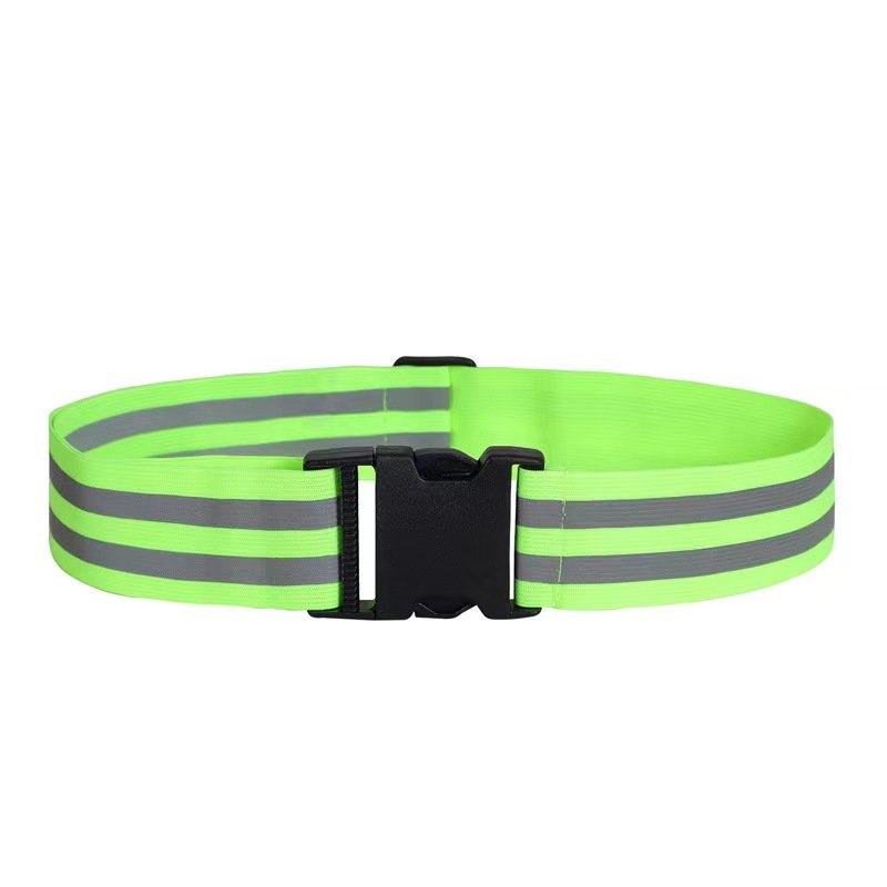 Outdoor sports reflective clothing running riding safety reflective elastic belt vest for men women