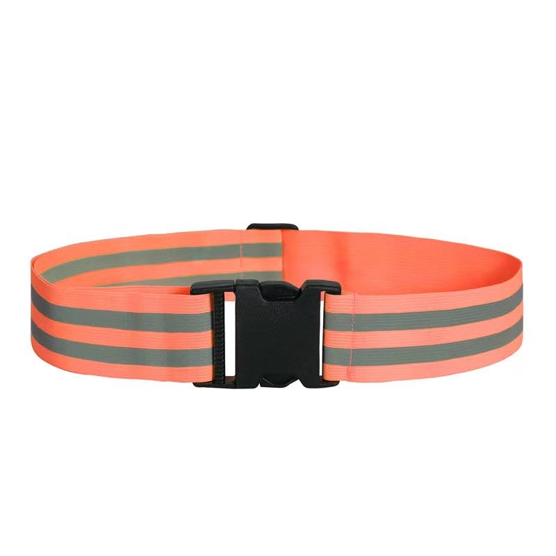 Outdoor sports reflective clothing running riding safety reflective elastic belt vest for men women