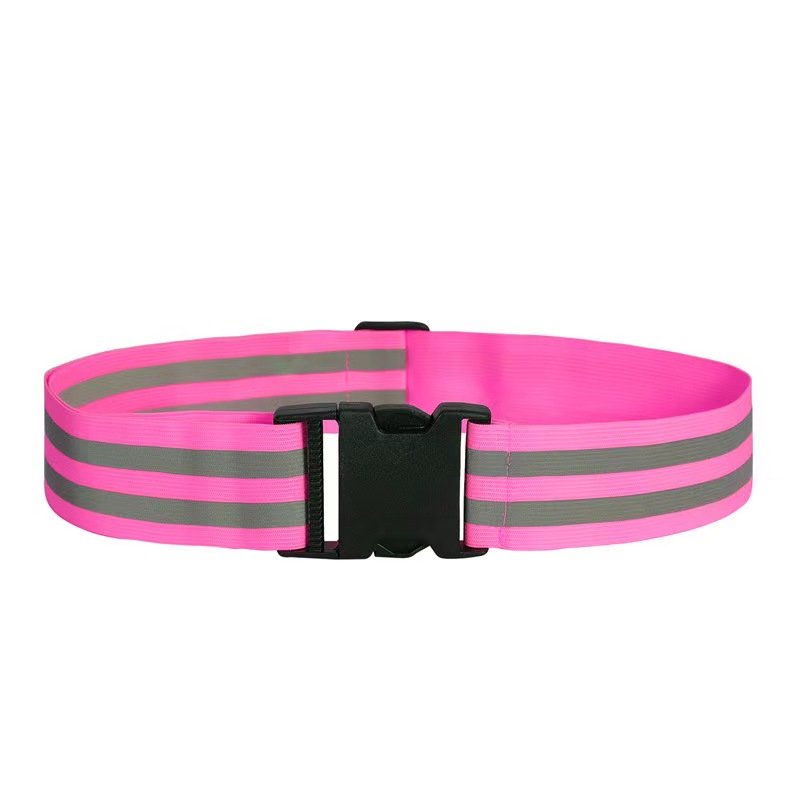 Outdoor sports reflective clothing running riding safety reflective elastic belt vest for men women