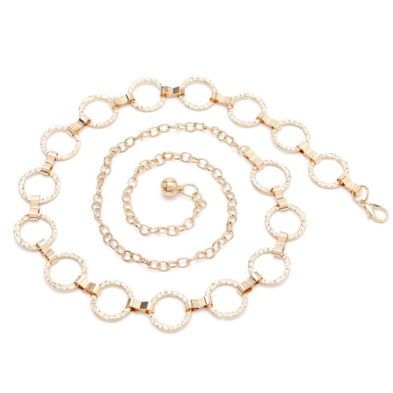Pearl Camellia Women Waist Chain Elegant Body Chain Female Simple Adjustable Dress Belt