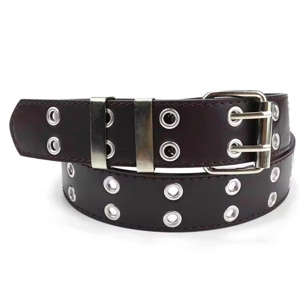 Punk Women's Belt Korean Fashion Versatile Hip Hop Chain Jeans Belt Chicken Eye Belt