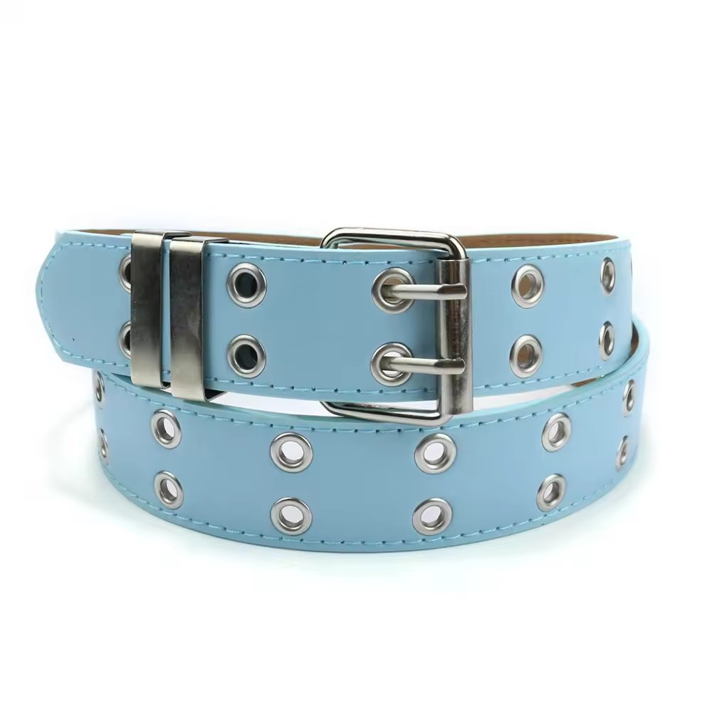 Punk Women's Belt Korean Fashion Versatile Hip Hop Chain Jeans Belt Chicken Eye Belt