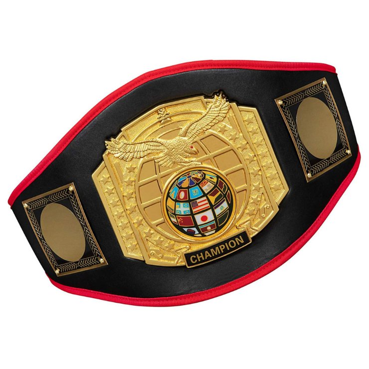 Manufacture Custom Wrestling Championship Title Belt Adult Size Genuine leather belts from Pakistan