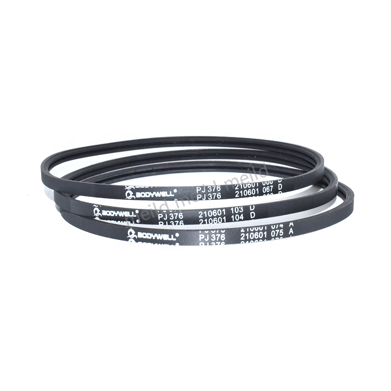 Factory direct sales pj376 molded V-belt pj rubber belt for roller conveyor line