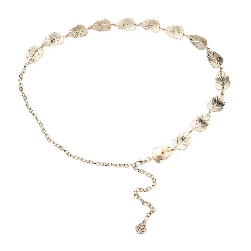 Dropshipping Wholesale Tendy Fashion Silver Metal Waist Belt Fashion Gold Waist Chain Belt Womens Chain Belts