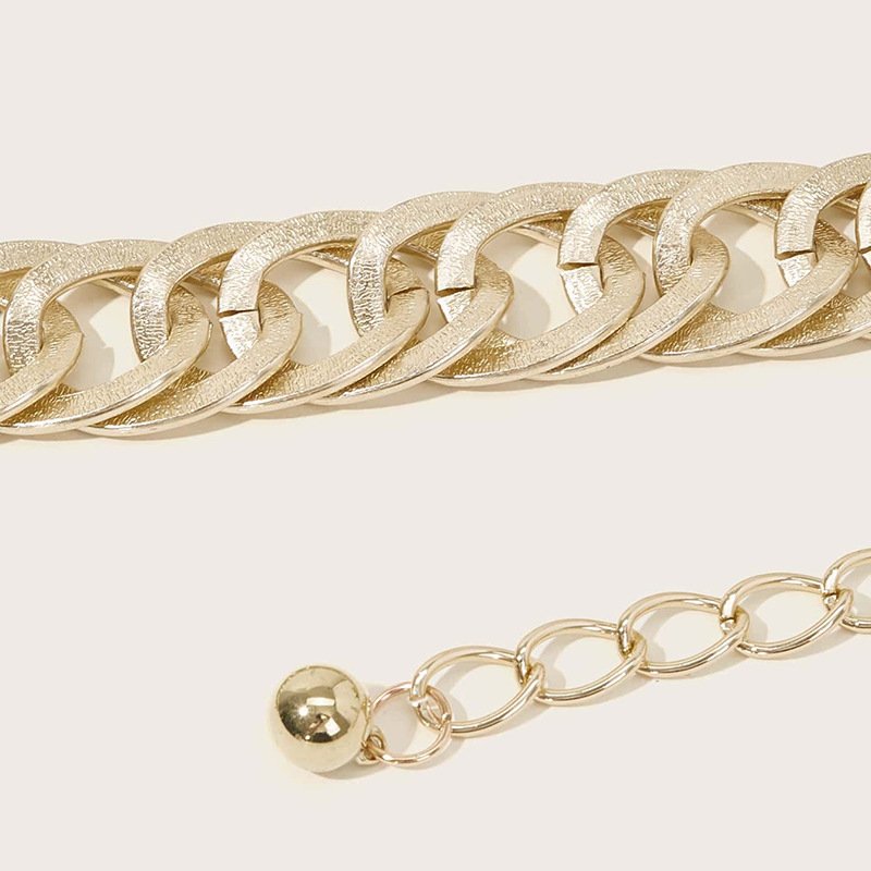 Hip-hop Exaggerated Body Chain Simple Single Layer Thick Chain Dress Accessories Waist Chain