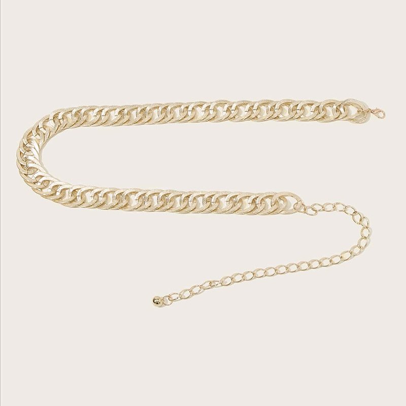 Hip-hop Exaggerated Body Chain Simple Single Layer Thick Chain Dress Accessories Waist Chain