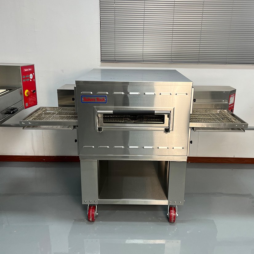 "Bakers Rock" High Quality Stainless Steel Pizza Machine Conveyor Pizza Oven With CE