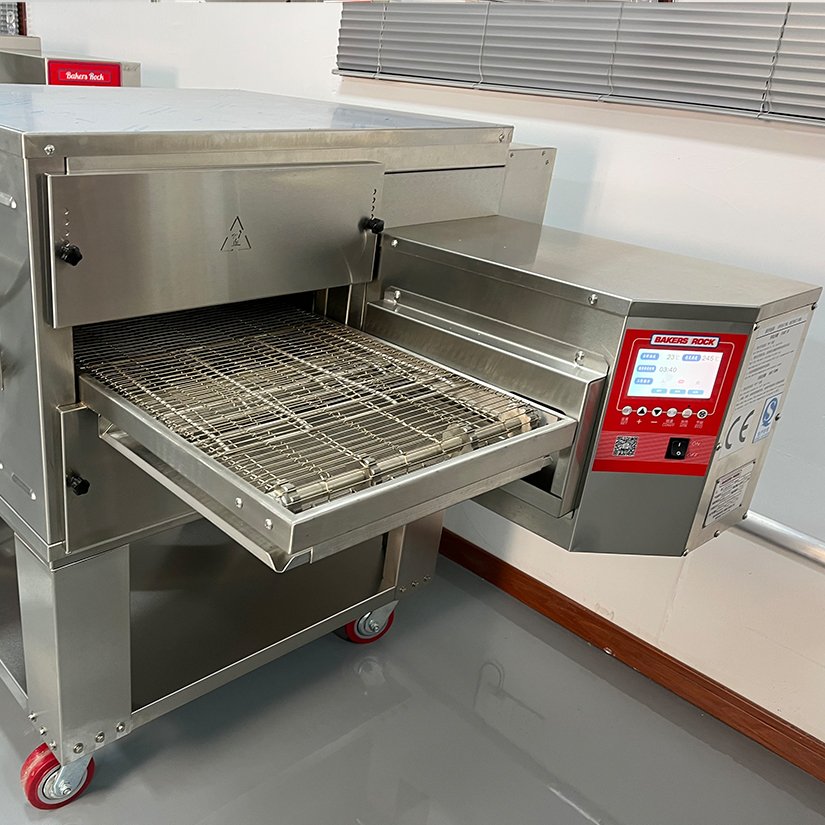 "Bakers Rock" High Quality Stainless Steel Pizza Machine Conveyor Pizza Oven With CE