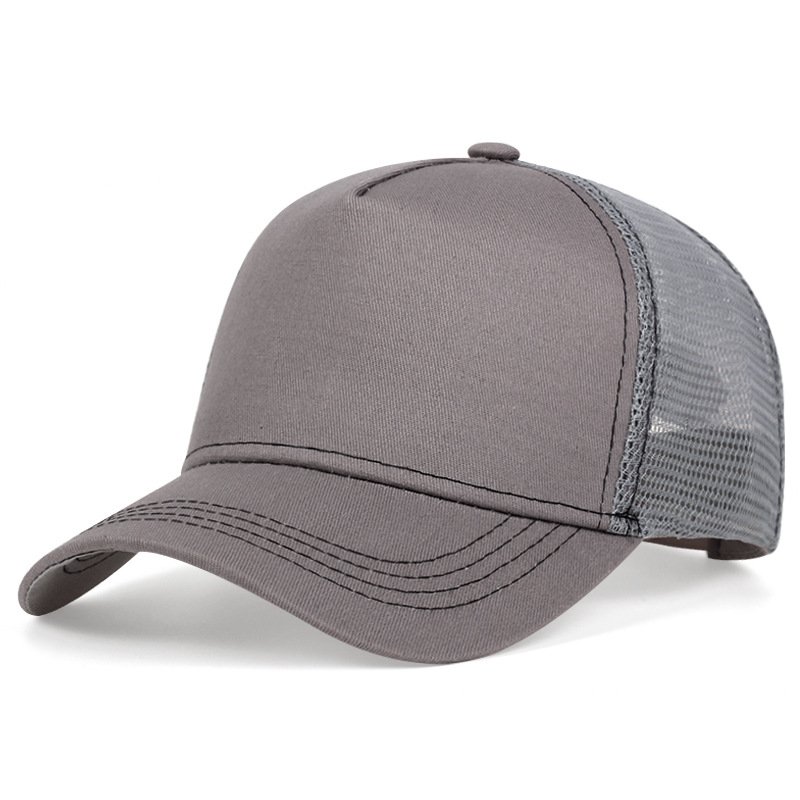 DATOU High Quality Breathable 6 Panel Dad Classic Cotton Curved Brim Hat Custom Embroidery Logo Mesh Trucker Cap For Unisex