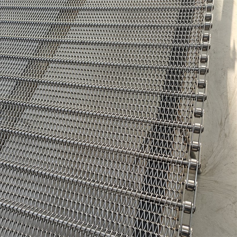 Manufacturer direct sales 304 stainless steel Great Wall mesh chain horseshoe chain mesh belt