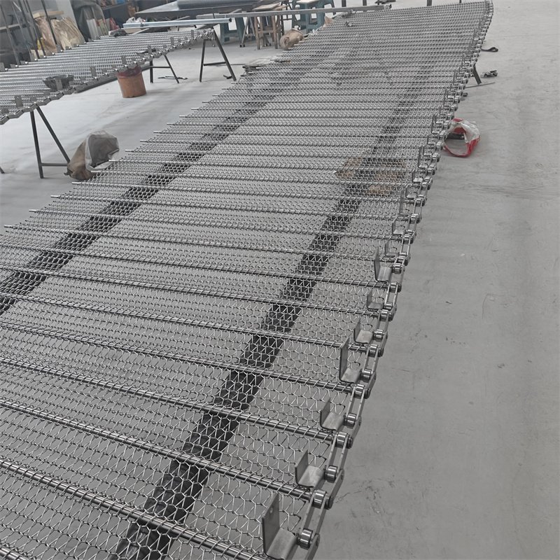 Manufacturer direct sales 304 stainless steel Great Wall mesh chain horseshoe chain mesh belt