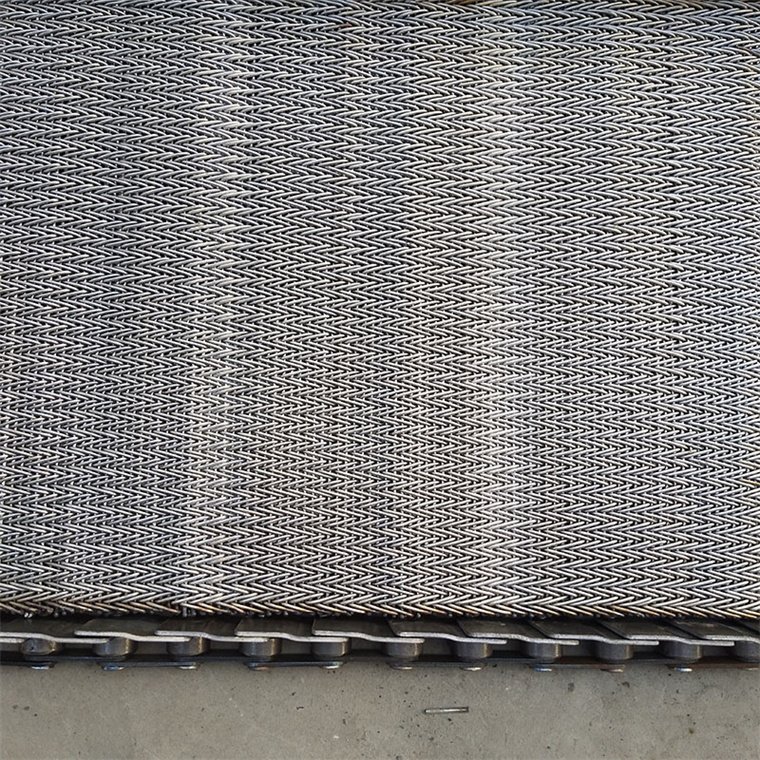 compound balanced weave belt / stainless steel mesh conveyor belt